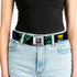 Grateful Dead - GRATEFUL DEAD Text with Steal Your Face Logo Full Color Black Seatbelt Belt - Grateful Dead Dancing Bears Close-Up Black/Multi Color Webbing - StealieShop