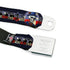 Grateful Dead - GRATEFUL DEAD Text with Steal Your Face Logo Full Color Black Seatbelt Belt - Grateful Dead Dave's Picks Skeleton Americana Bonus Art Webbing - StealieShop