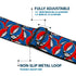 Grateful Dead - Grateful Dead Steal Your Face Logo Full Color Black/Red/White/Blue Seatbelt Belt - Grateful Dead Steal Your Face Logo Stacked Red/White/Blue Webbing - StealieShop