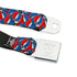 Grateful Dead - Grateful Dead Steal Your Face Logo Full Color Black/Red/White/Blue Seatbelt Belt - Grateful Dead Steal Your Face Logo Stacked Red/White/Blue Webbing - StealieShop