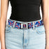 Grateful Dead - Steal Your Face Seatbelt Belt - Steal Your Face Stacked Red/White/Blue Webbing - StealieShop