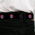 Grateful Dead - Steal Your Face Seatbelt Belt - Steal Your Face Repeat Black/Color Webbing - StealieShop