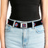 Grateful Dead - Steal Your Face Seatbelt Belt - Steal Your Face Repeat Black/Color Webbing - StealieShop