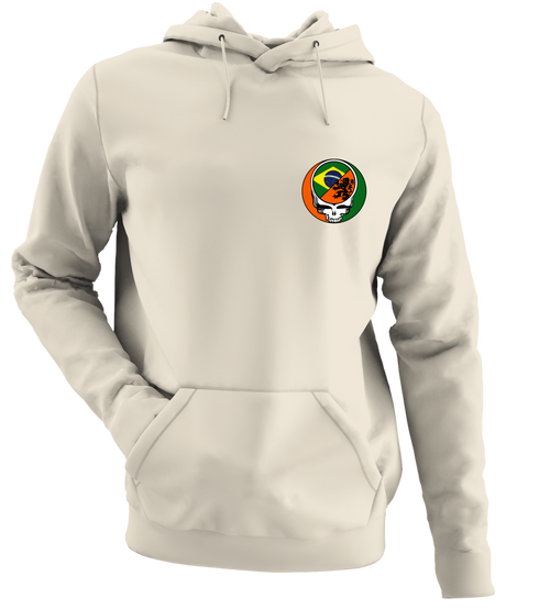 Brazil x Dutch World Cup - Premium Grateful Dead Left Chest Hoodie - Sand