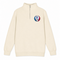 Presbyterian College - Premium Grateful Dead Quarter-Zip Pullover - Sand - 1