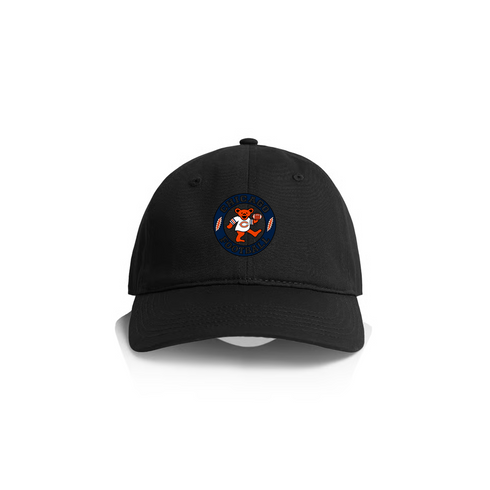 Chicago Football Dancing Bear Stealie Dad Hat - Black