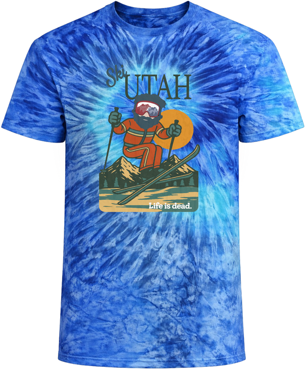 Ski Utah | Life is dead.® Tie-Dye × Grateful Dead Tee