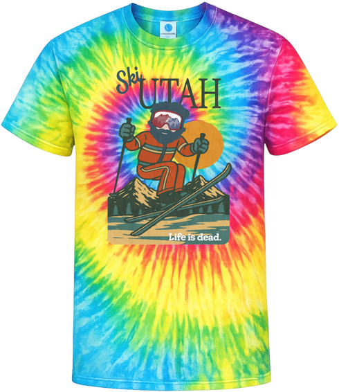 Ski Utah | Life is dead.® Tie-Dye × Grateful Dead Tee