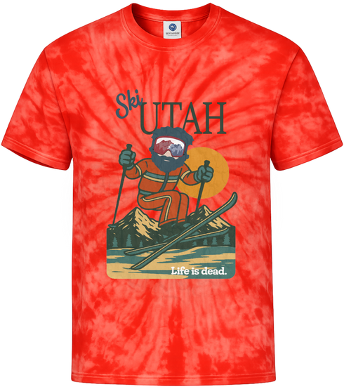 Ski Utah | Life is dead.® Tie-Dye × Grateful Dead Tee
