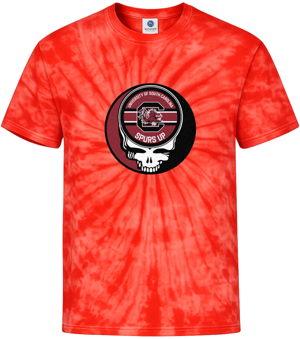 University of South Carolina Stealie Tie-Dye Grateful Dead T-Shirt