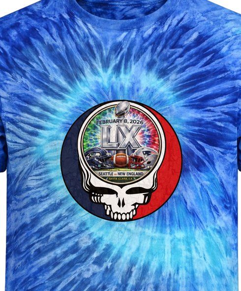 The Big Game 2026 Tie-Dye Grateful Dead T-Shirt
