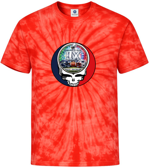 The Big Game 2026 Tie-Dye Grateful Dead T-Shirt