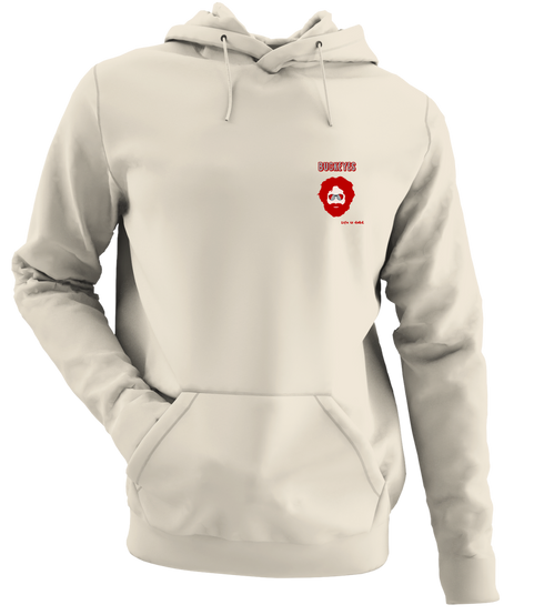 Ohio State Jerry - Life is dead.® - Premium Grateful Dead Left Chest Hoodie - Sand