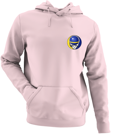 Curacao FIFA World Cup - Premium Grateful Dead Left Chest Hoodie - Light Pink