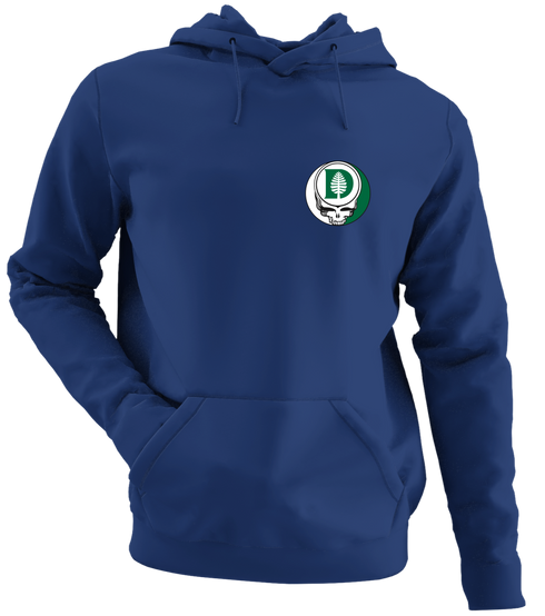 Dartmouth Tree - Premium Grateful Dead Left Chest Hoodie - Navy