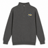 Jerry's Floatin' Life is dead Performance Polo - Premium Grateful Dead Quarter-Zip Pullover - Charcoal - 5