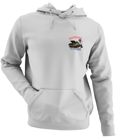 I'm Not Old. I'm Classic. - Life is dead. Jerry - Premium Grateful Dead Left Chest Hoodie - Sport Grey - 9