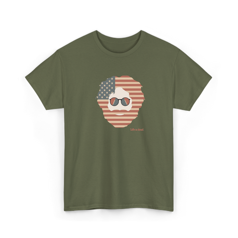 Stars and Stripes Jerry Grateful Dead T-Shirt