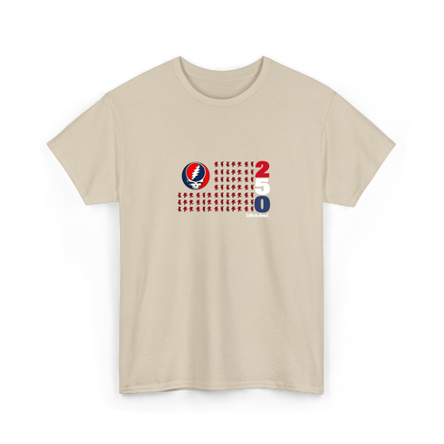 America 250 Life is dead. Stealie Flag T-Shirt