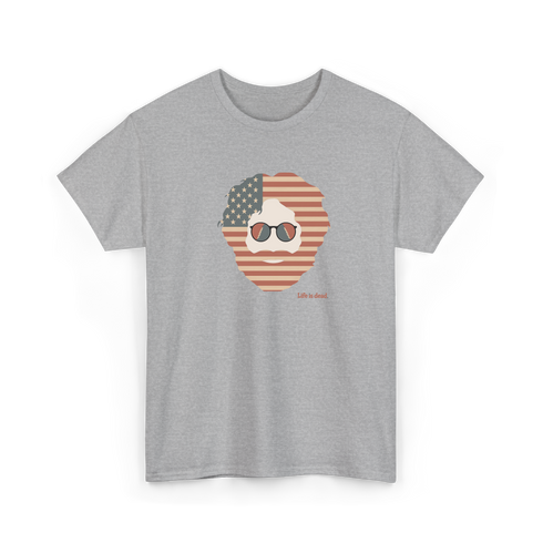 Stars and Stripes Jerry Grateful Dead T-Shirt