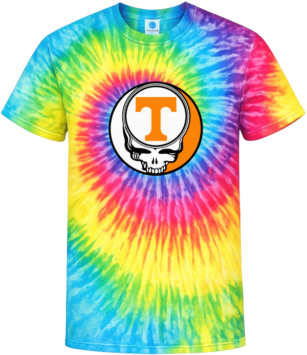 University of Tennessee Stealie Tie-Dye Grateful Dead T-Shirt