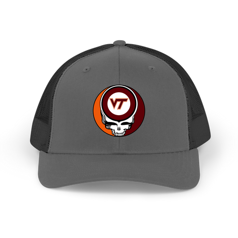 Virginia Tech Stealie Grateful Dead Trucker Cap