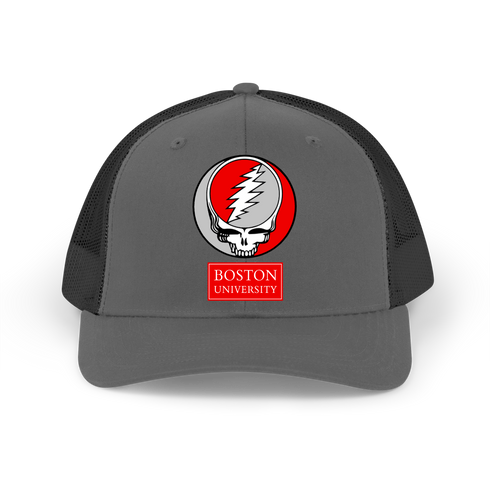 Boston University Stealie Grateful Dead Trucker Cap