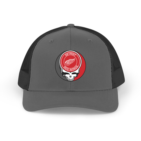 Detroit Red Wings Stealie Grateful Dead Trucker Cap