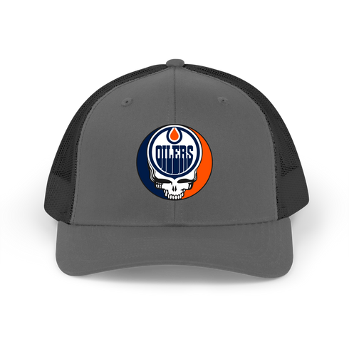 Oilers Stealie Grateful Dead Trucker Cap