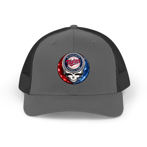 Minnesota Twins Crystal Stealie Stealie Grateful Dead Trucker Cap