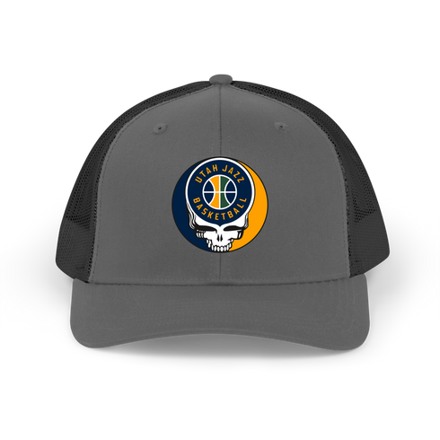 Utah Jazz Stealie Grateful Dead Trucker Cap