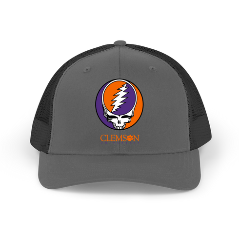 Clemson Stealie Grateful Dead Trucker Cap