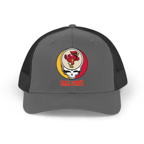 Ball State Stealie Grateful Dead Trucker Cap