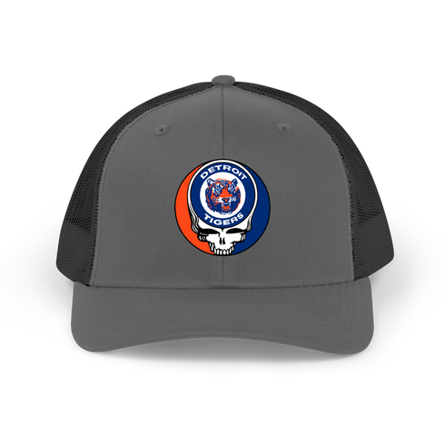 Detroit Tigers Stealie Grateful Dead Trucker Cap