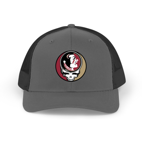 Florida State Seminole Stealie Grateful Dead Trucker Cap