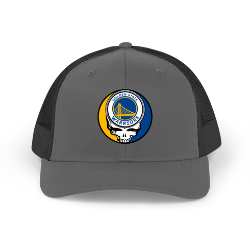 Warriors Stealie Grateful Dead Trucker Cap