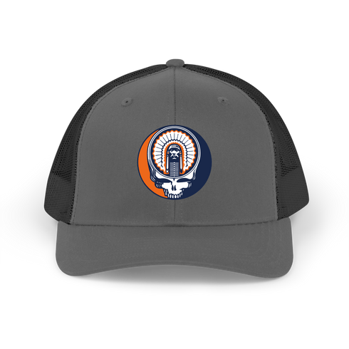 Chief Illiniwek Stealie Grateful Dead Trucker Cap