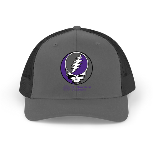 Northwestern Stealie Grateful Dead Trucker Cap