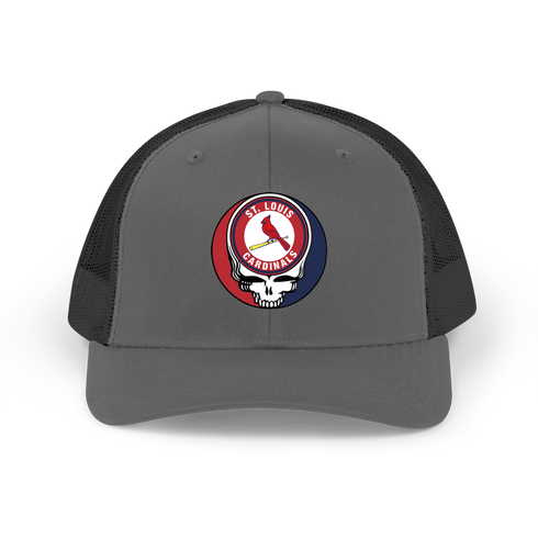 St. Louis Cardinals Stealie Grateful Dead Trucker Cap