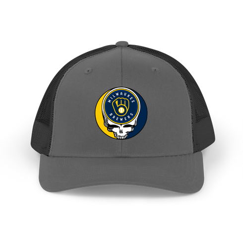 Milwaukee Brewers Stealie Grateful Dead Trucker Cap