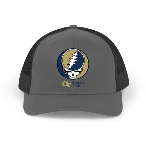 Georgia Tech Stealie Grateful Dead Trucker Cap