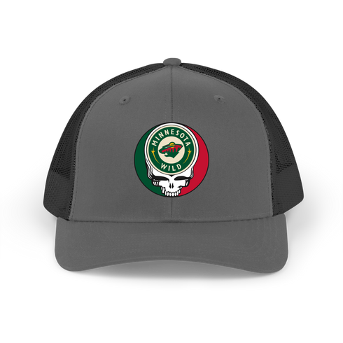 Minnesota Wild Stealie Grateful Dead Trucker Cap
