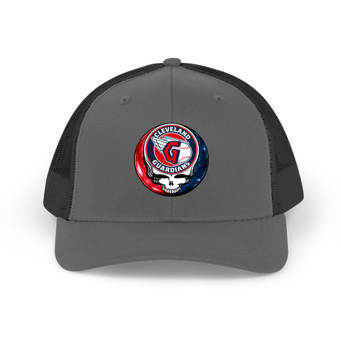 Cleveland Guardians Crystal Stealie Stealie Grateful Dead Trucker Cap