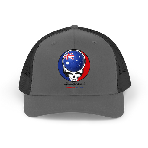 Australia FIFA World Cup Stealie Grateful Dead Trucker Cap