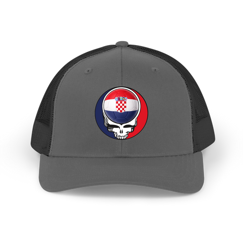 Croatia FIFA World Cup Stealie Grateful Dead Trucker Cap