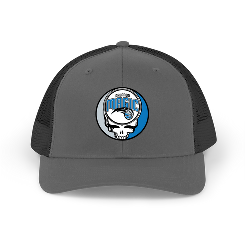 Orlando Magic Stealie Grateful Dead Trucker Cap