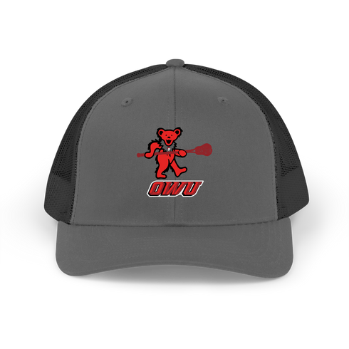 Ohio Wesleyan Lax Stealie Grateful Dead Trucker Cap