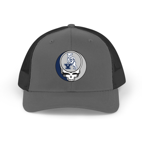 Yale Bulldog Stealie Grateful Dead Trucker Cap