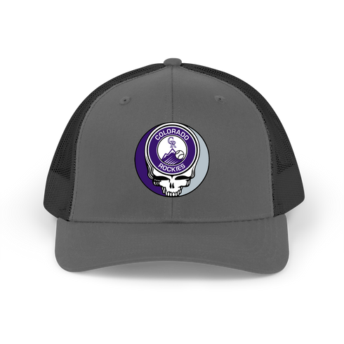 Colorado Rockies Stealie Grateful Dead Trucker Cap