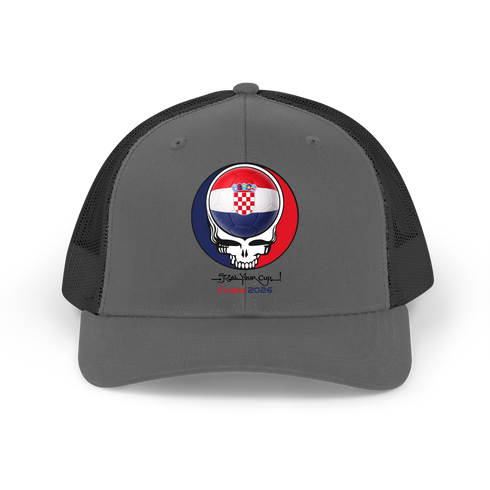 Croatia FIFA World Cup Stealie Grateful Dead Trucker Cap